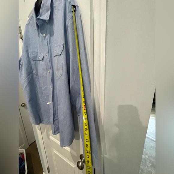 Banana republic XL standard fit blue dress shirt - Picture 3 of 4